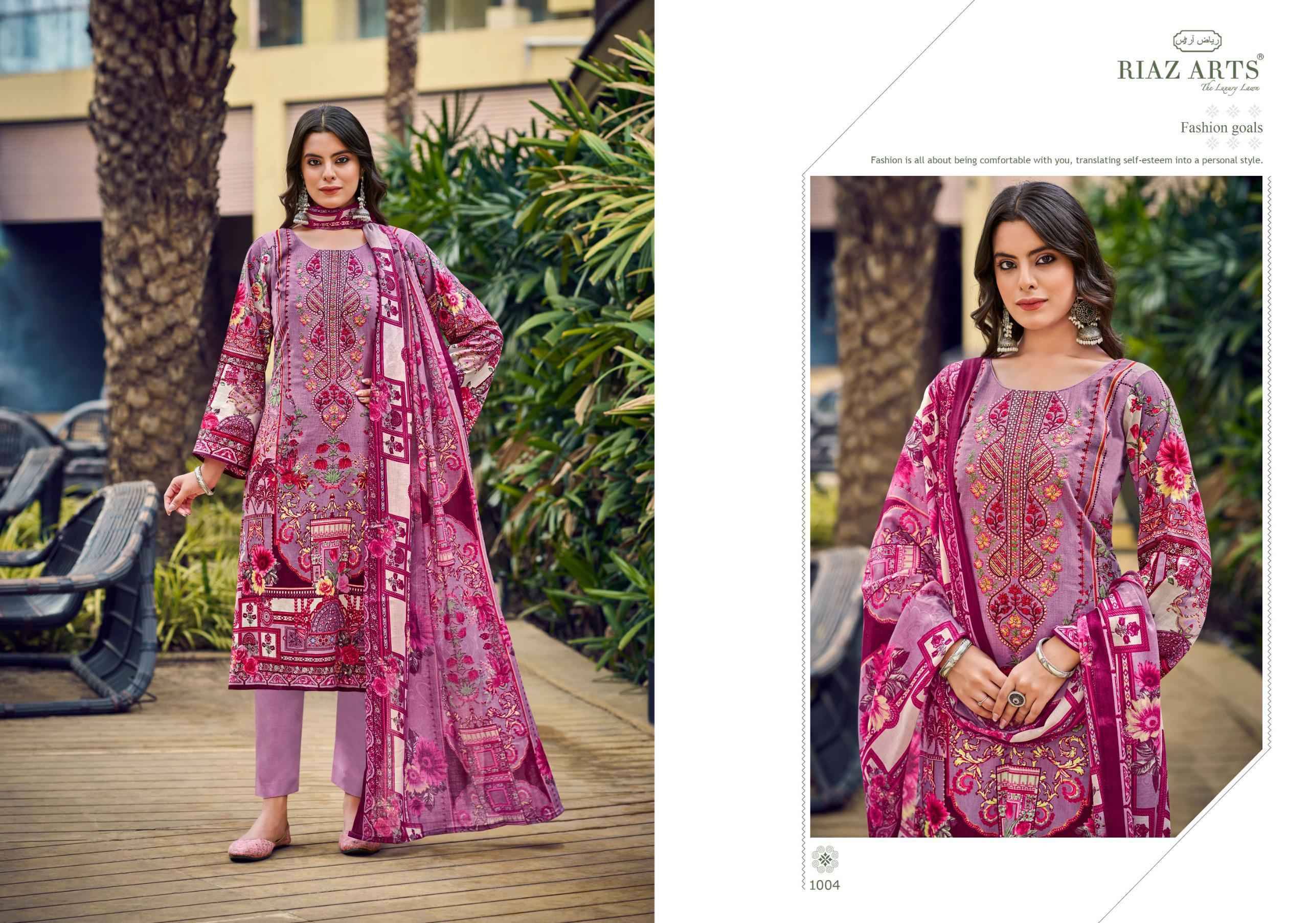 MUSAFIR.37 By RIAZ ARTS 1001 TO 1006 Series Beautiful Festive Suits Stylish Fancy Colorful Casual Wear & Ethnic Wear Cotton Cambric Lawn Print Dresses At Wholesale Price